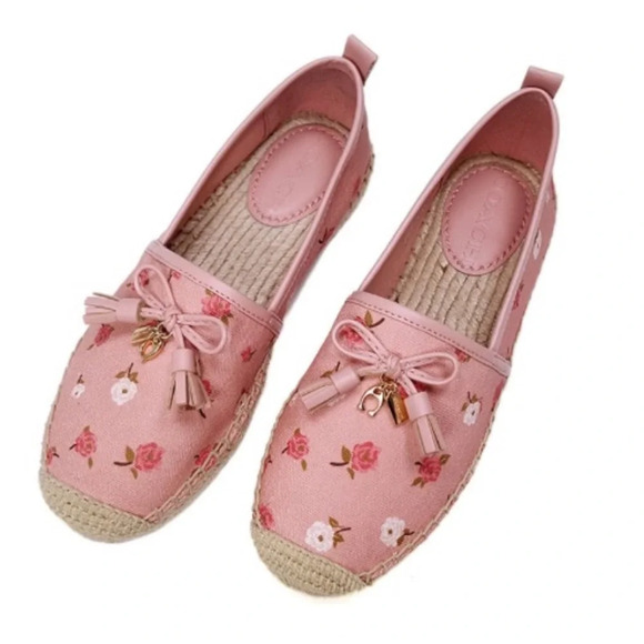Coach Carson Canvas Espadrille Women’s Shoes - Picture 1 of 4